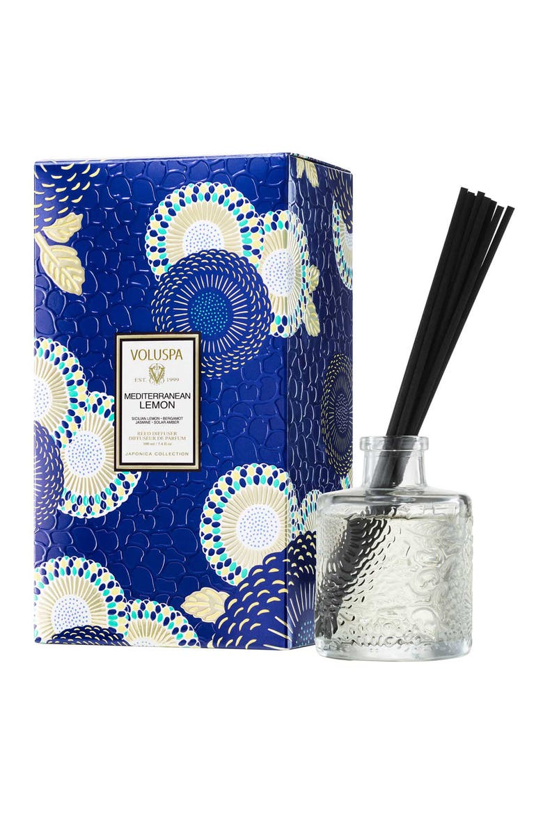 Mediterranean Lemon Reed Diffuser, Main, color, MEDITERRANEAN LEMON