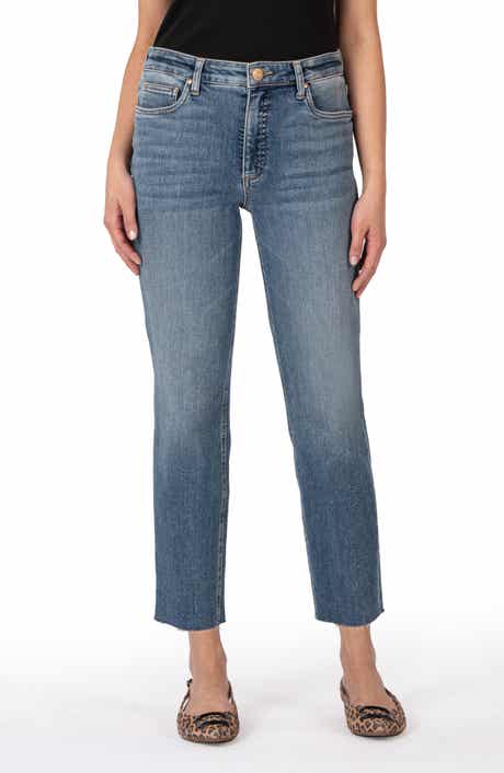 Rachael Fab Ab High Waist Crop Mom Jeans