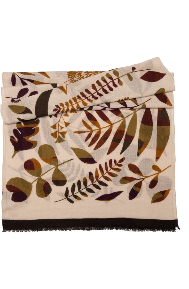 Elizabetta Georgia - Wool Scarf, Alternate, color, Beige