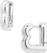 Balenciaga Eisa B XS Hoop Earrings