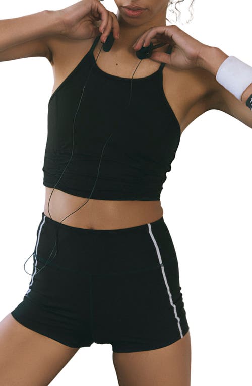 Shop Free People Fp Movement You're A Peach Shorts In Black