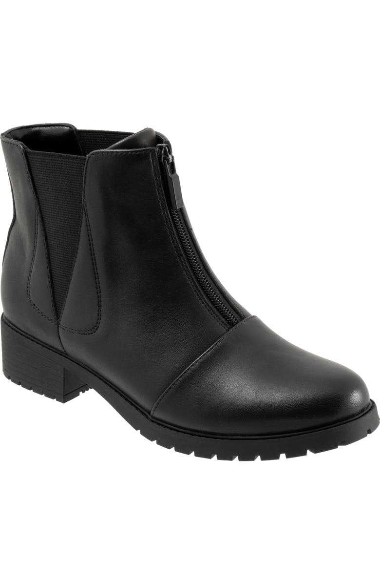 SoftWalk<sup>®</sup> Marni Cap Toe Bootie, Main, color, Black