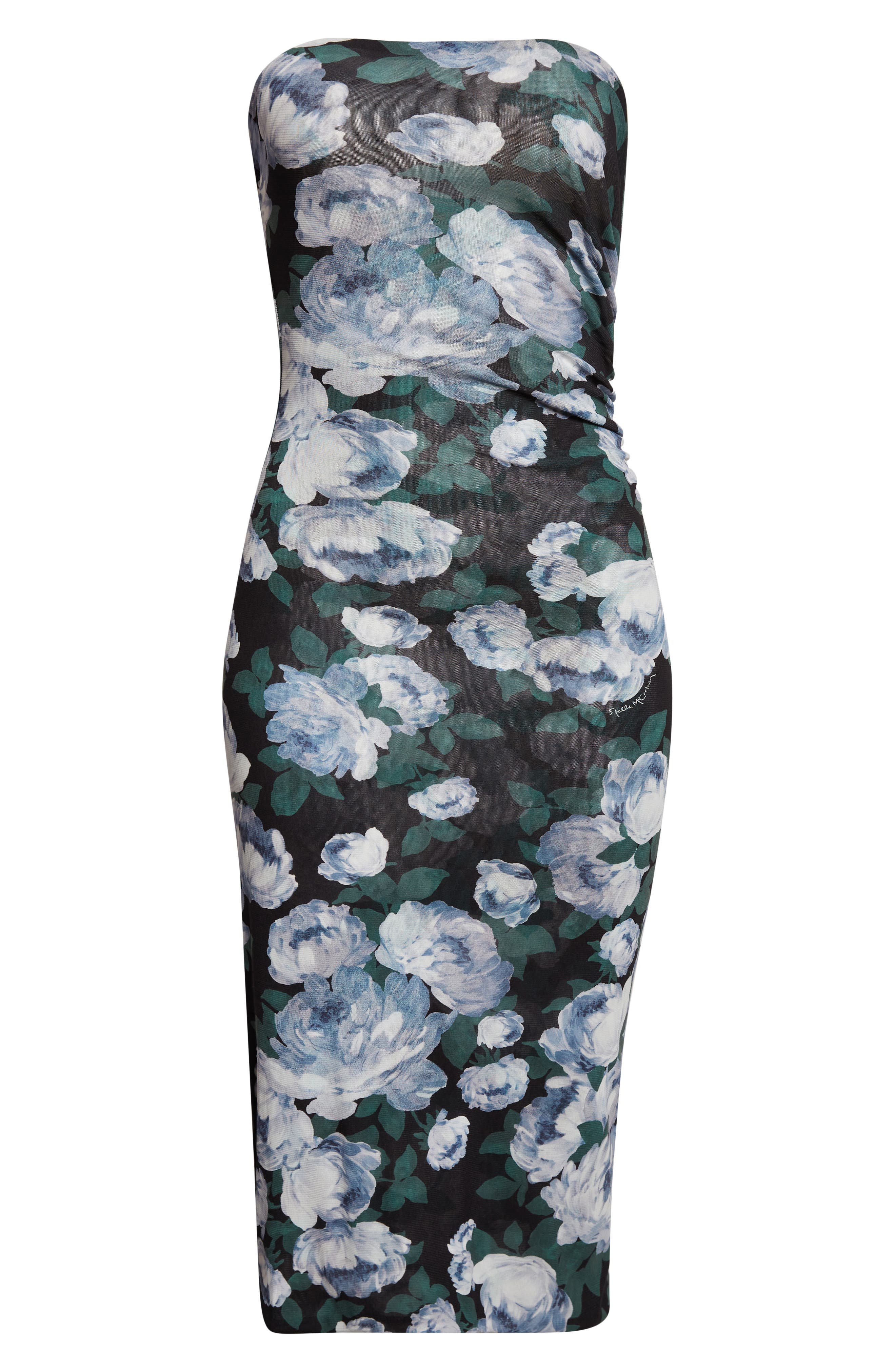 stella satin strapless floral dress Bec & Bridge Stella Strapless Dress Floral Size 6 / XS