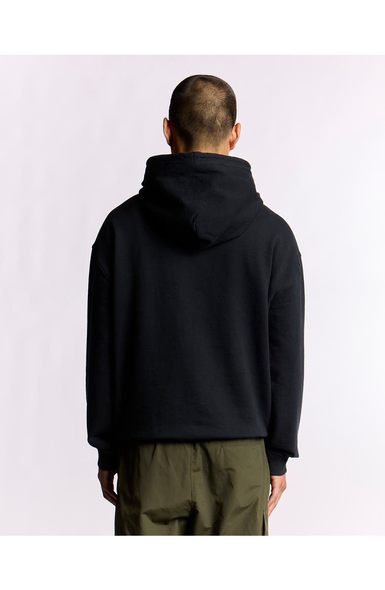Lyle & Scott Script Brushback Pullover Hoodie, Alternate, color, Dark Navy