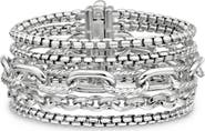 David Yurman Multi-Row Chain Bracelet