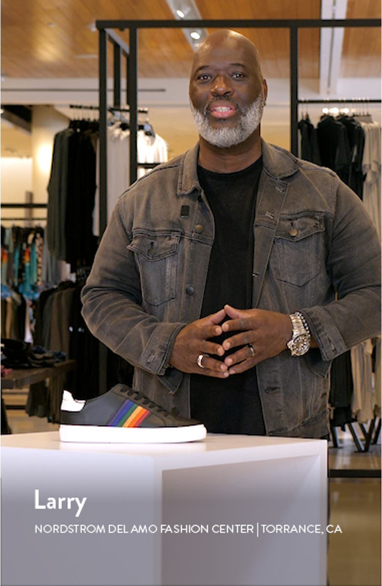 Lennon Embroidered Sneaker, sales video thumbnail