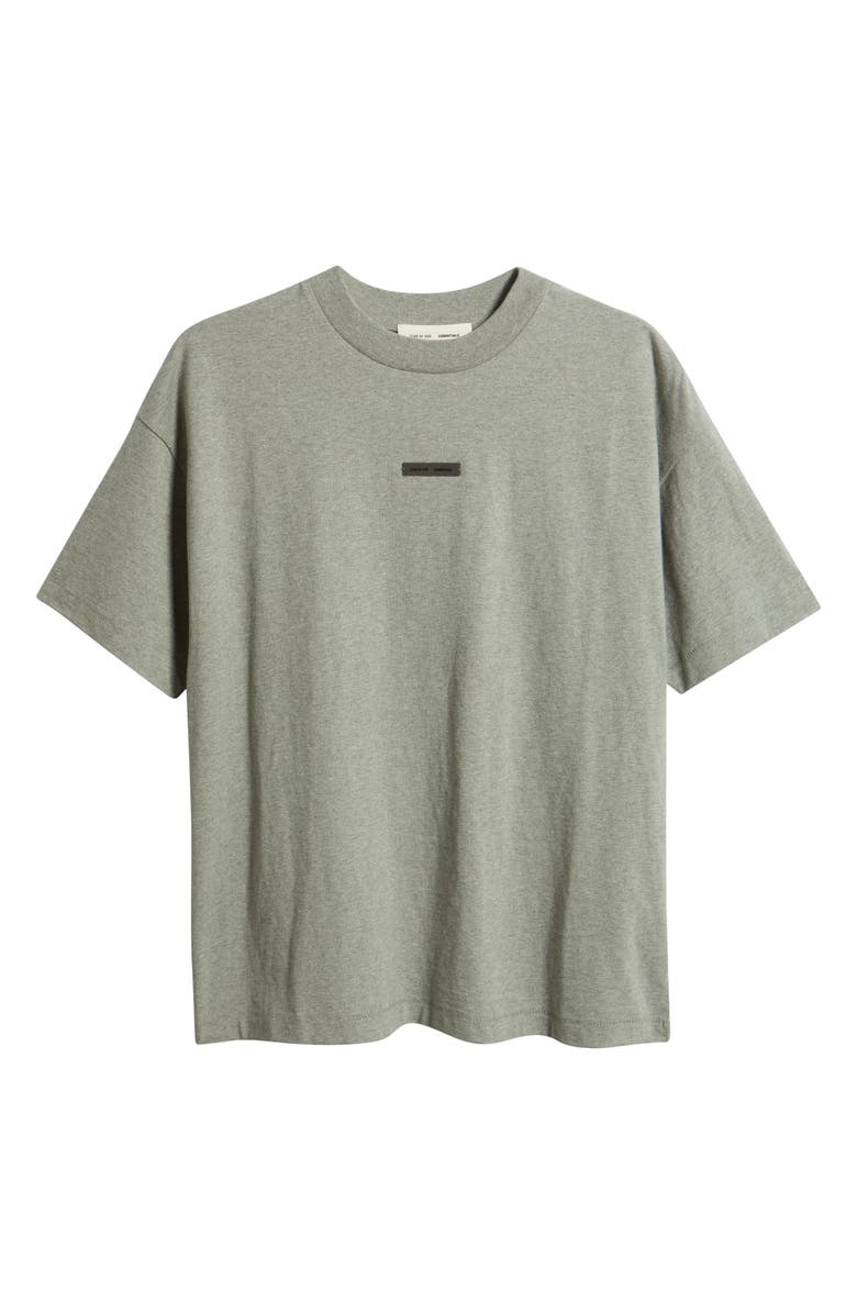 Fear of God Essentials Classic Fit Logo T-Shirt, Alternate, color, Concrete Heather