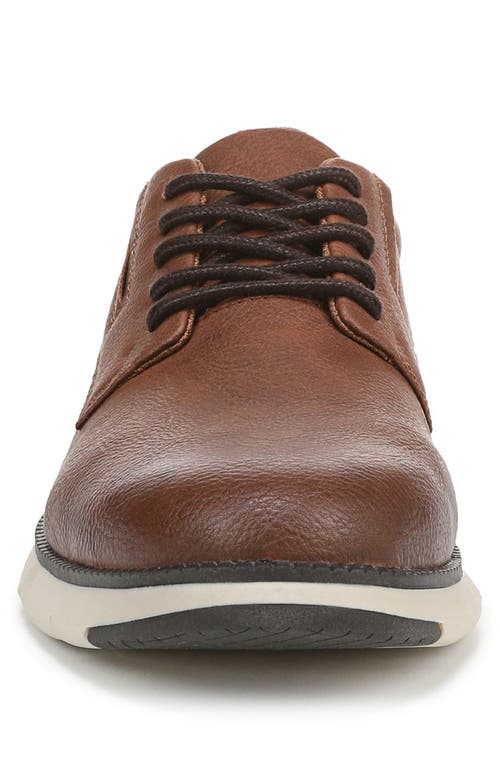 Dr. Scholl's Synergy Plain Toe Derby In Dark Tan