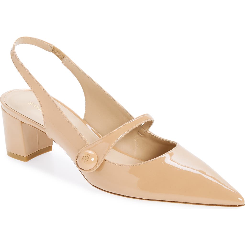 Stuart Weitzman Pointed Toe Slingback Pump