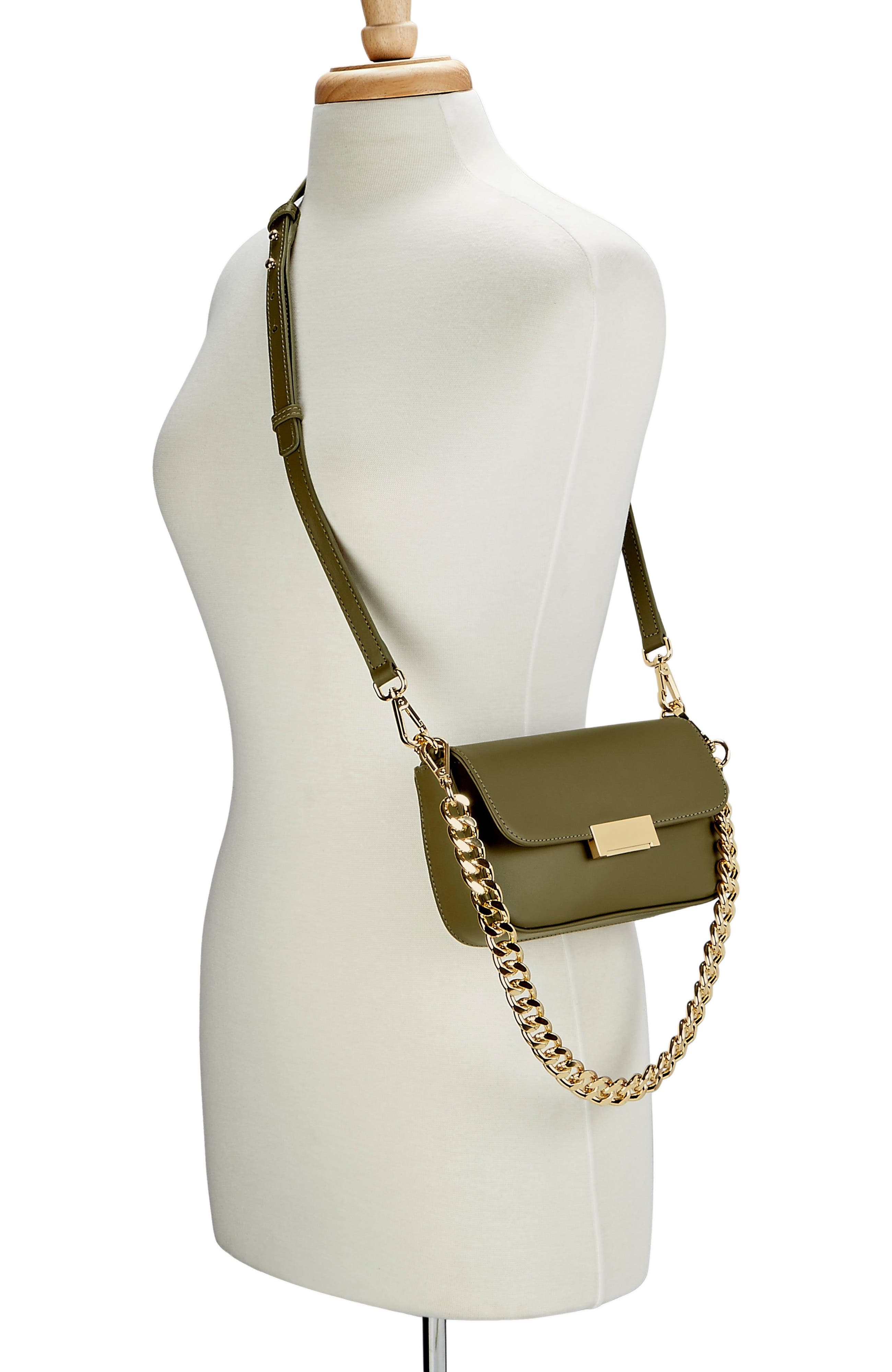 EDIE SHOULDER BAG, Alternate, color, OLIVE