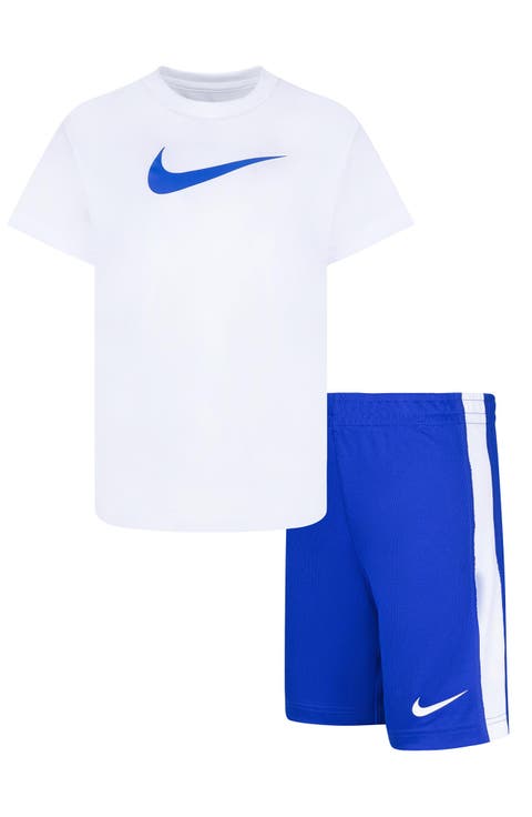 Kids' Swoosh T-Shirt & Shorts Set (Little Kid)
