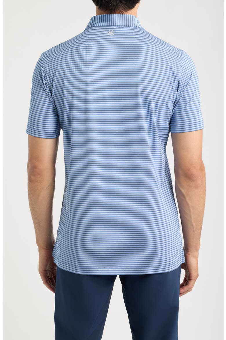 Tempo Stripe Crown Crafted Performance Jersey Golf Polo, Alternate, color, WINDY BLUE