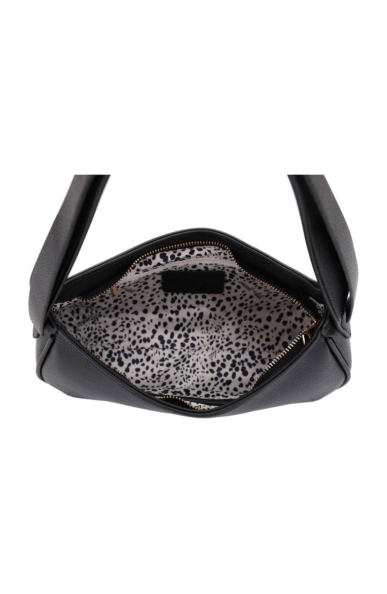 Mali + Lili Marissa Bow Recycled Vegan Leather Shoulder Bag, Alternate, color, 