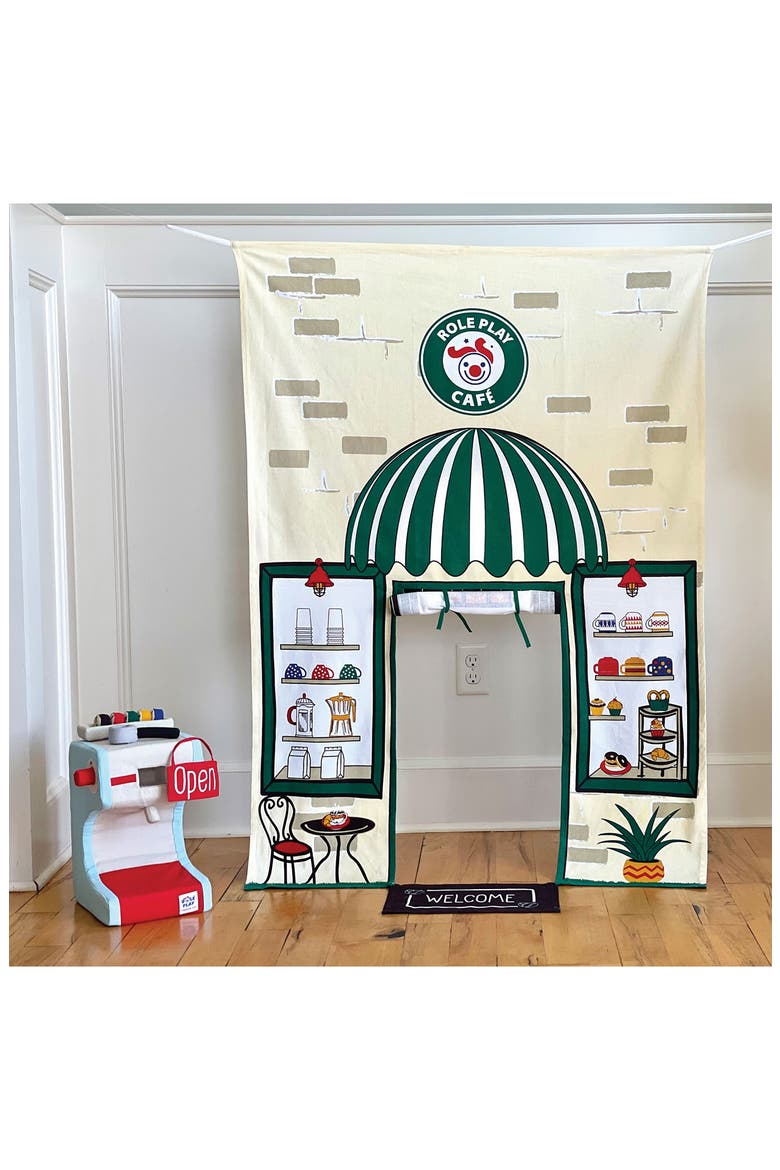 Espresso Coffee Shop Doorway Playset, Alternate, color, MULTI