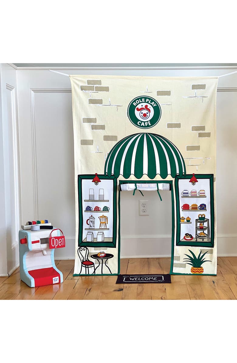 ROLE PLAY Espresso Coffee Shop Doorway Playset, Alternate, color, Multi
