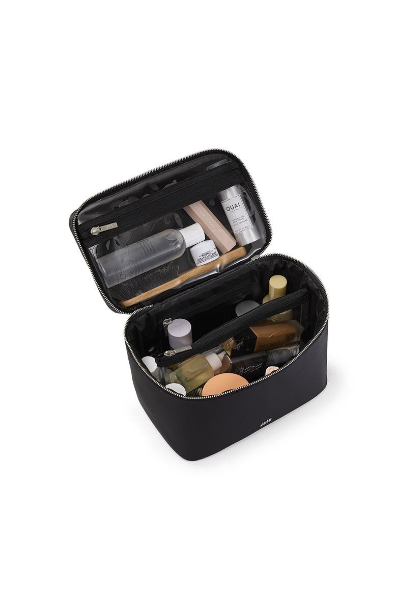 July Vanity Cosmetic Case, Alternate, color, Black