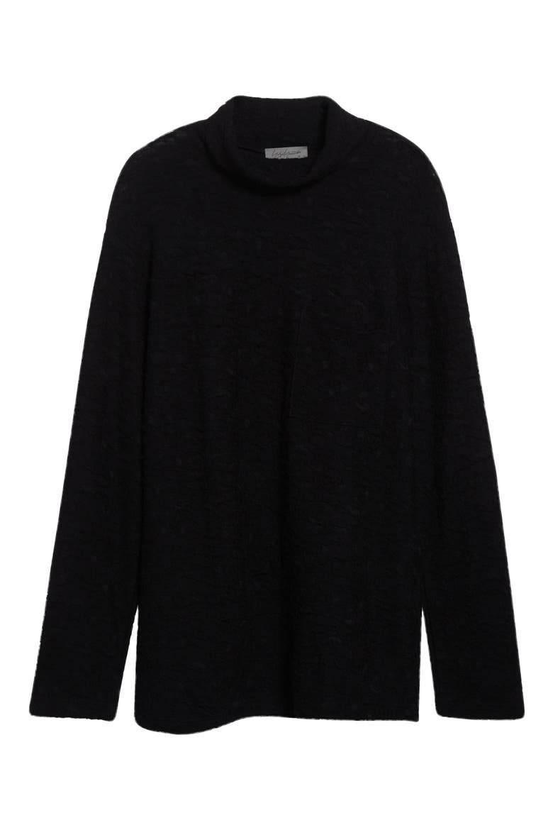 Wool Turtleneck Sweater, Alternate, color, BLACK