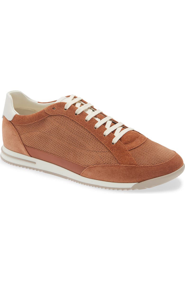 Brunello Cucinelli Minimal Knit Effect Sneaker, Main, color, Cme44 Burnt Orange