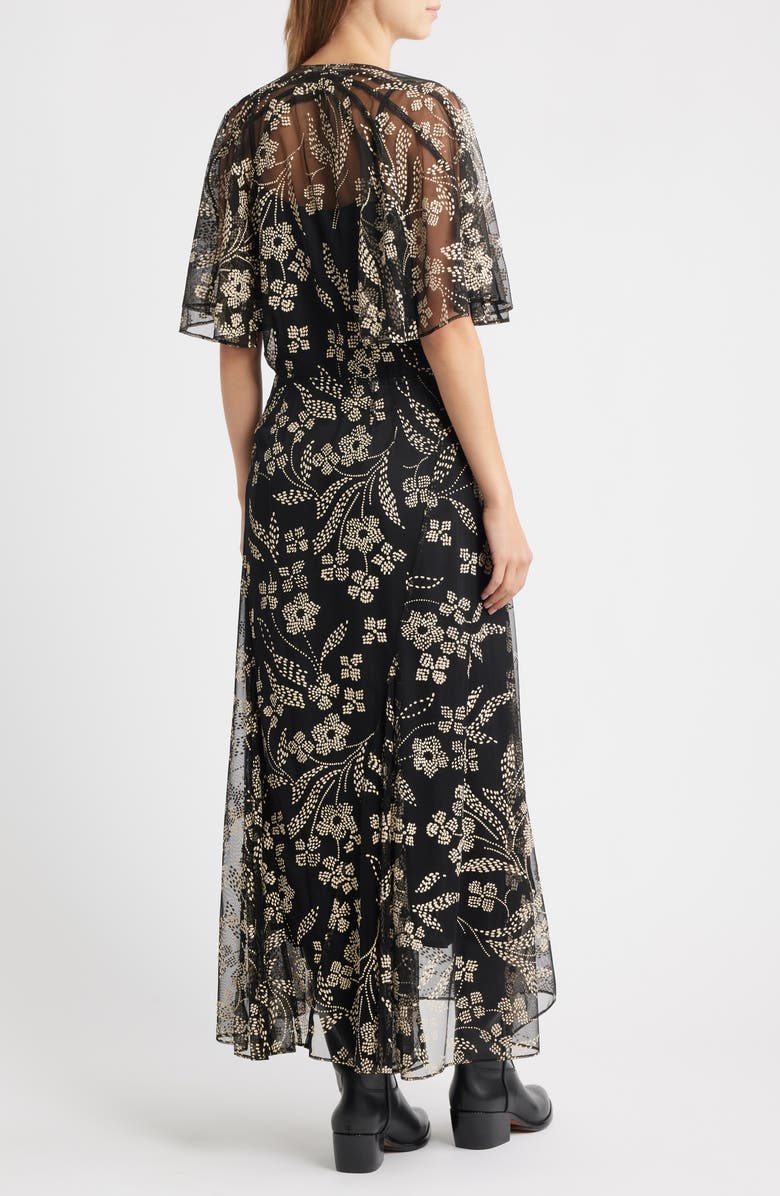 THE GREAT. The Festal Floral Maxi Dress, Alternate, color, Brocade Floral