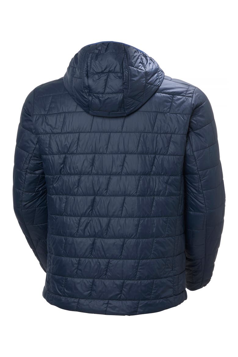 Lifaloft Hooded Insulator Jacket, Alternate, color, NAVY