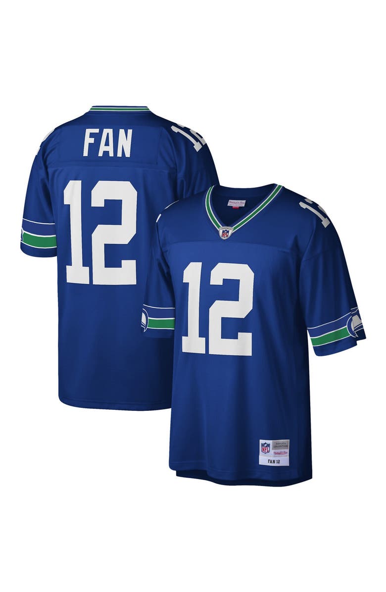 Mitchell & Ness Men's Mitchell & Ness 12s Royal Seattle Seahawks Legacy Replica Jersey, Alternate, color,