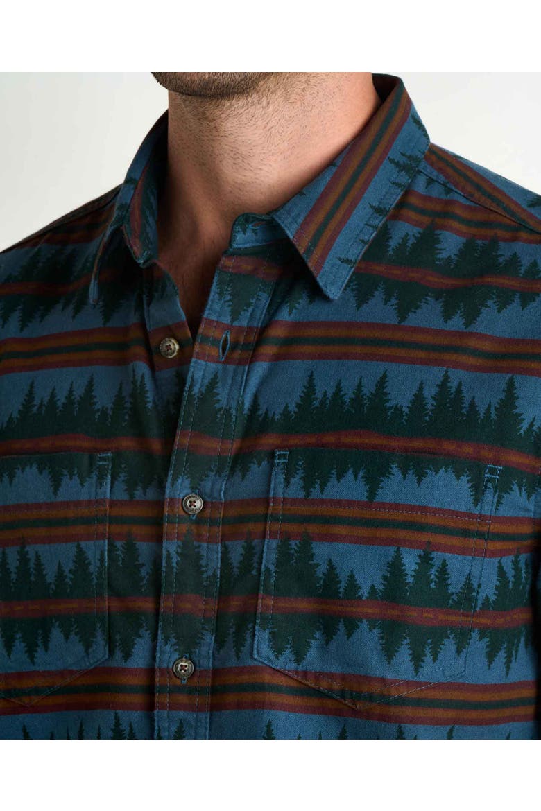 Pinevale Long Sleeve Shirt, Alternate, color, Midnight Print