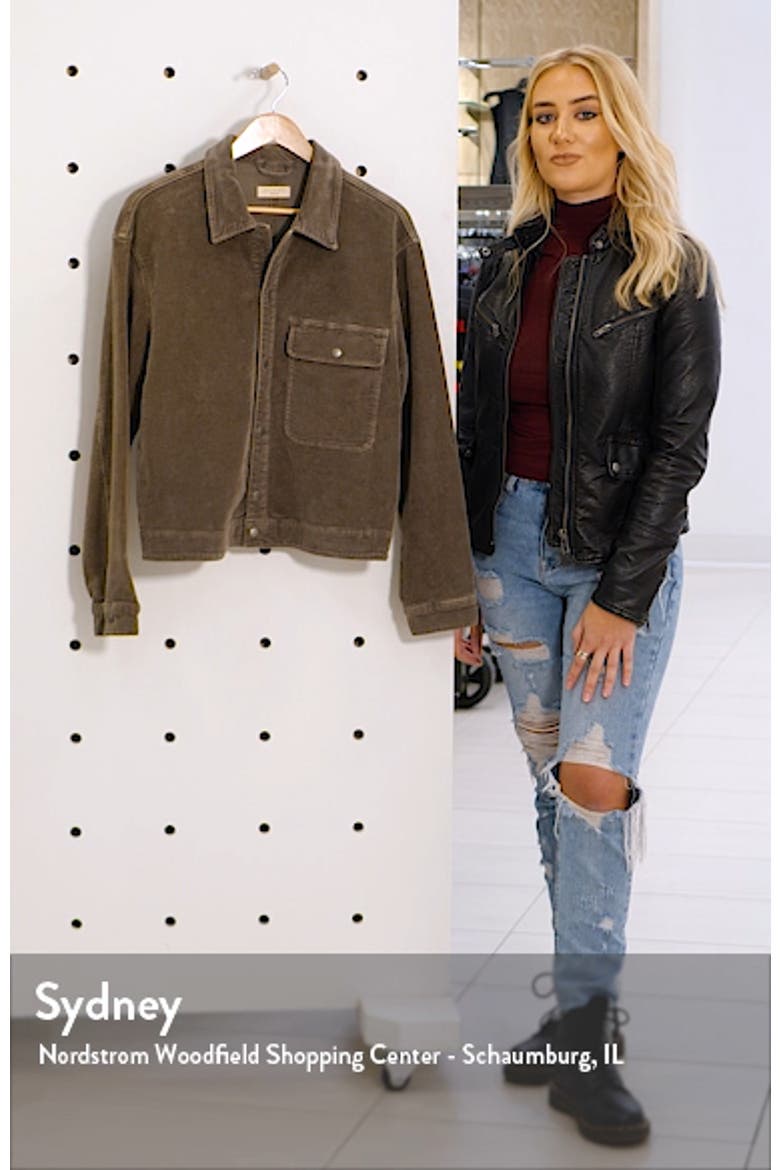 Coronet Snap-Up Corduroy Jacket video
