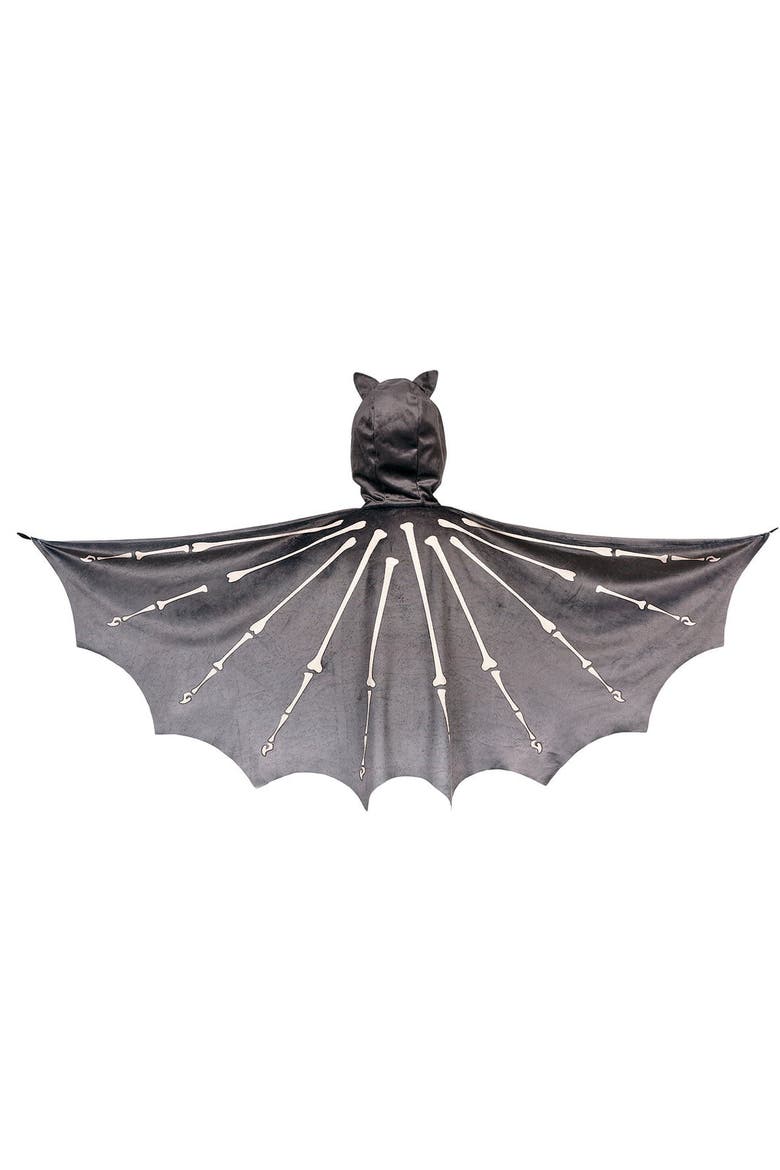 Bat Halloween Costume Cape, Alternate, color, Black