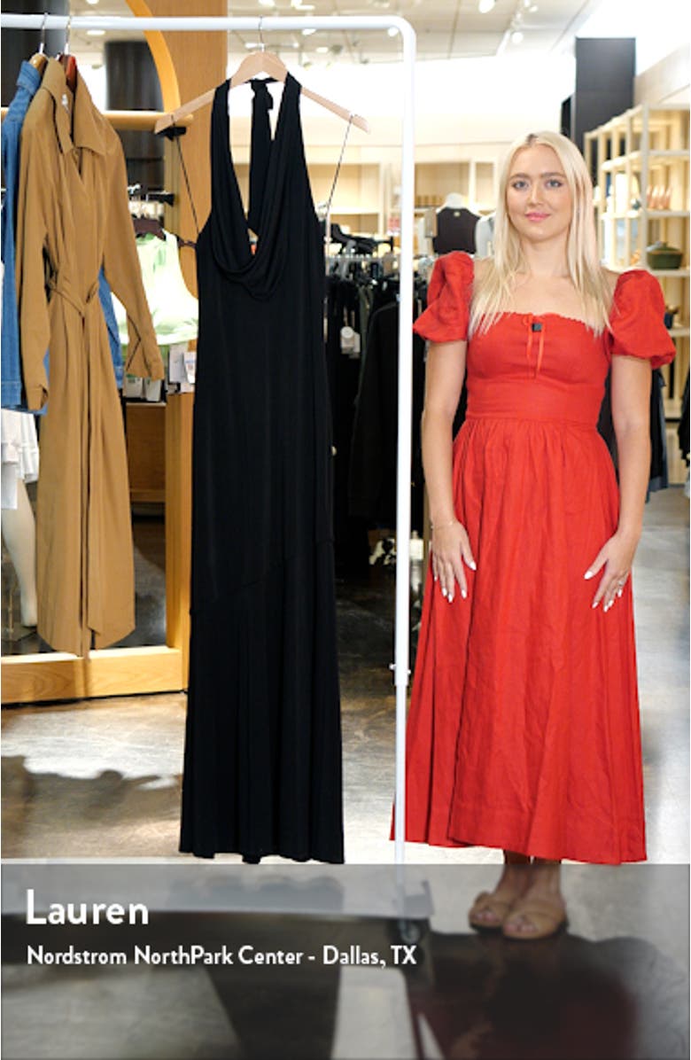 Dani Halter Neck Knit Dress, sales video thumbnail