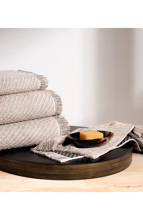 Dkny Pure 4-piece Herringbone Cotton Bath Towel & Hand Towel Set In Beige
