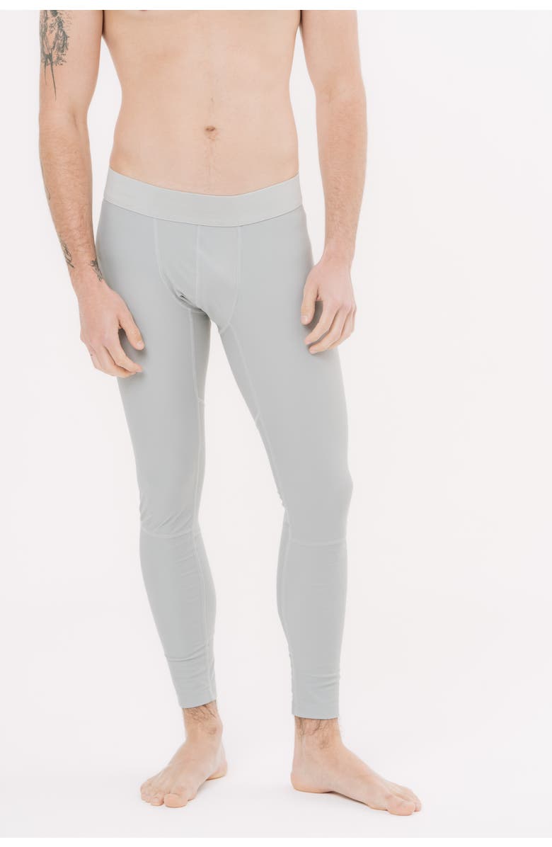 TUTUBLUE Men's Swim Leggings - UPF 50+, Main, color, Cool Silver Grey