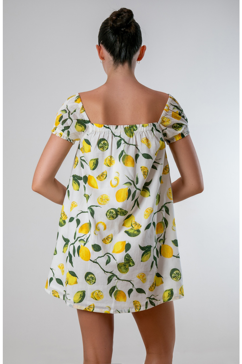Lina Cinched Mini Dress, Alternate, color, Slice of Life