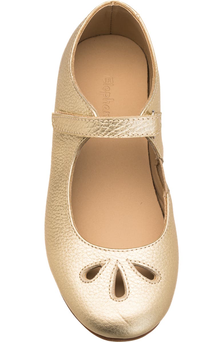 Elephantito Kids' Rosie Mary Jane Flat, Alternate, color, Gold