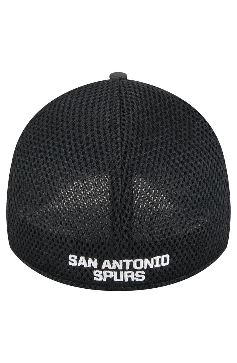 New Era Men's New Era  Black San Antonio Spurs Subtle Camo 39THIRTY Flex Hat, Alternate, color, 
