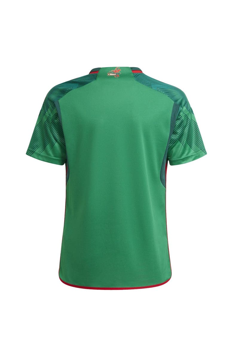 adidas Youth adidas Green Mexico National Team 2022/23 Home Blank Replica Jersey, Alternate, color, 