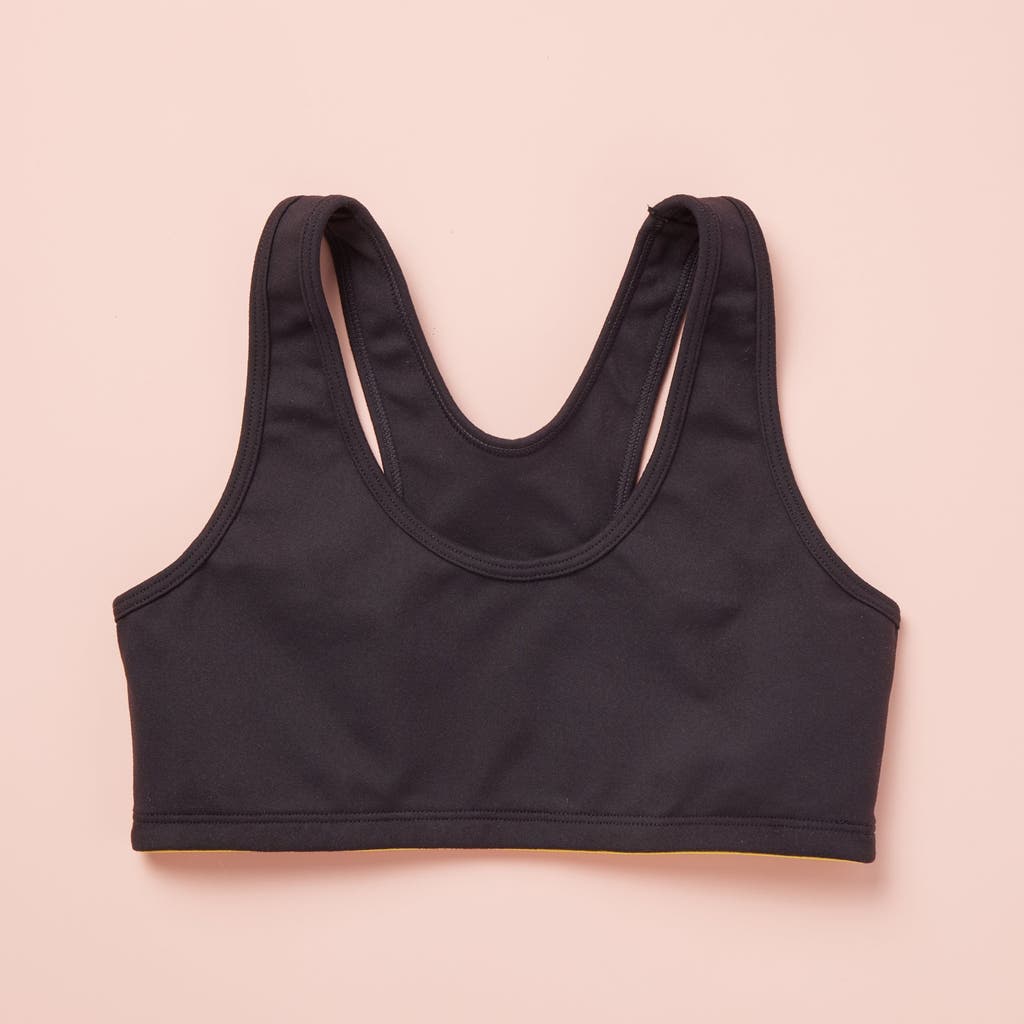 Yellowberry Half Moon High-impact Sports Bra In Black Night
