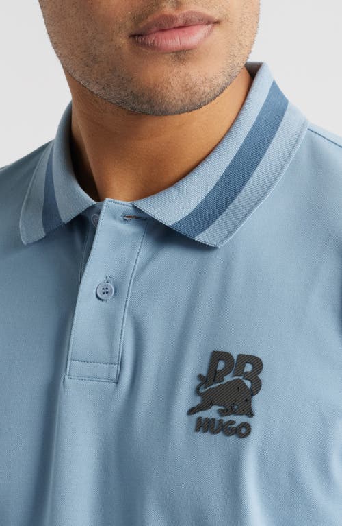 HUGO BOSS HUGO X RB FORMULA ONE™ TEAM RELAXED FIT STRETCH PIQUÉ POLO 
