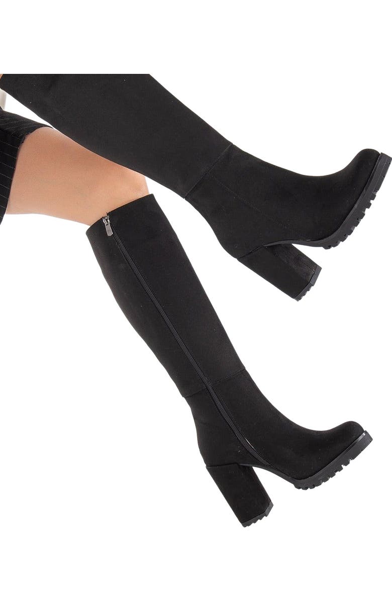 Forever & Always Shoes Alize Knee High Platform Boots, Alternate, color,