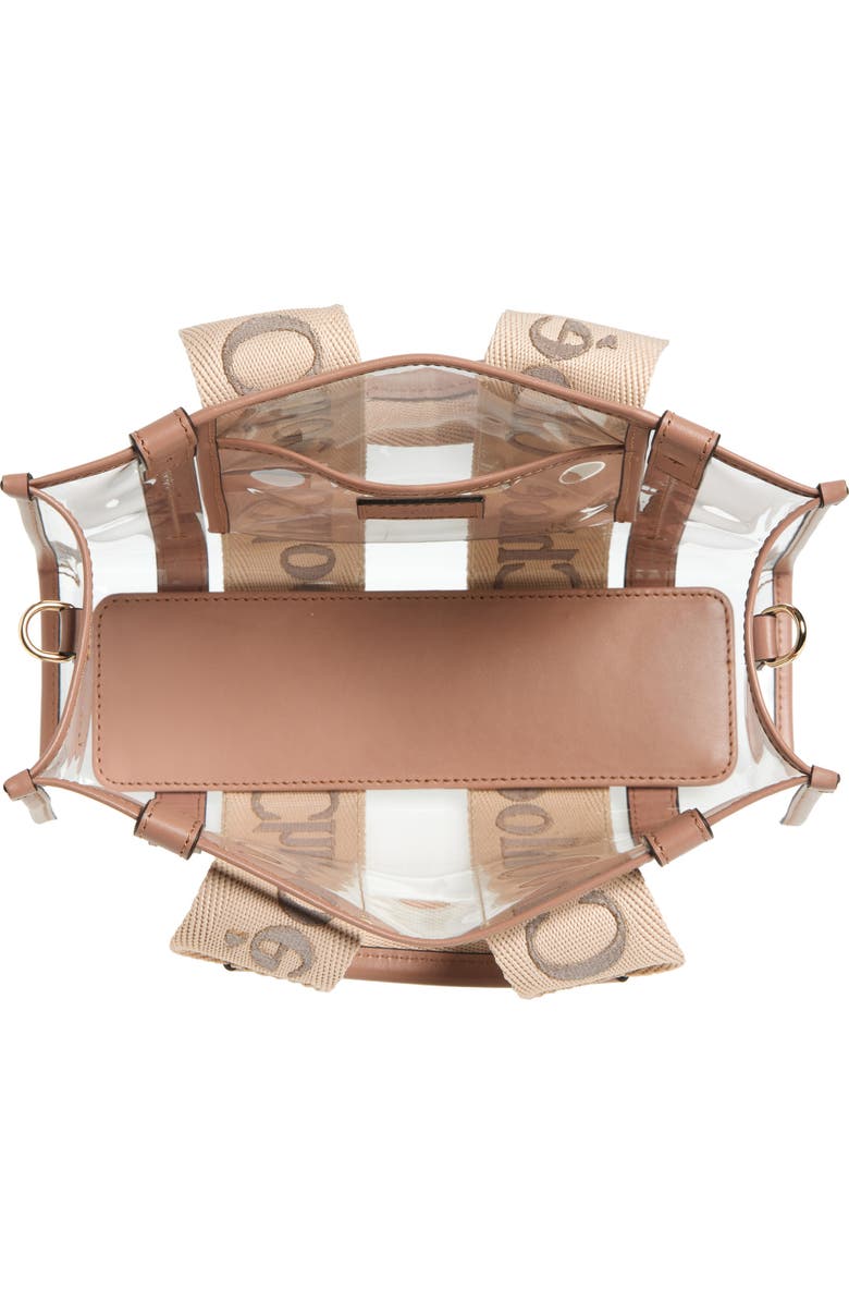 Chloé Small Woody Jelly & Leather Tote Bag, Alternate, color,