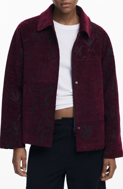 Desigual Short Coat In Brown