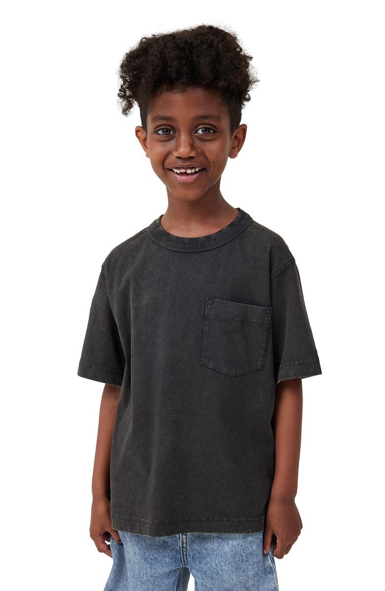 Cotton On Kids Kid's The Essential Short Sleeve Tee, Alternate, color, Phantom Wash