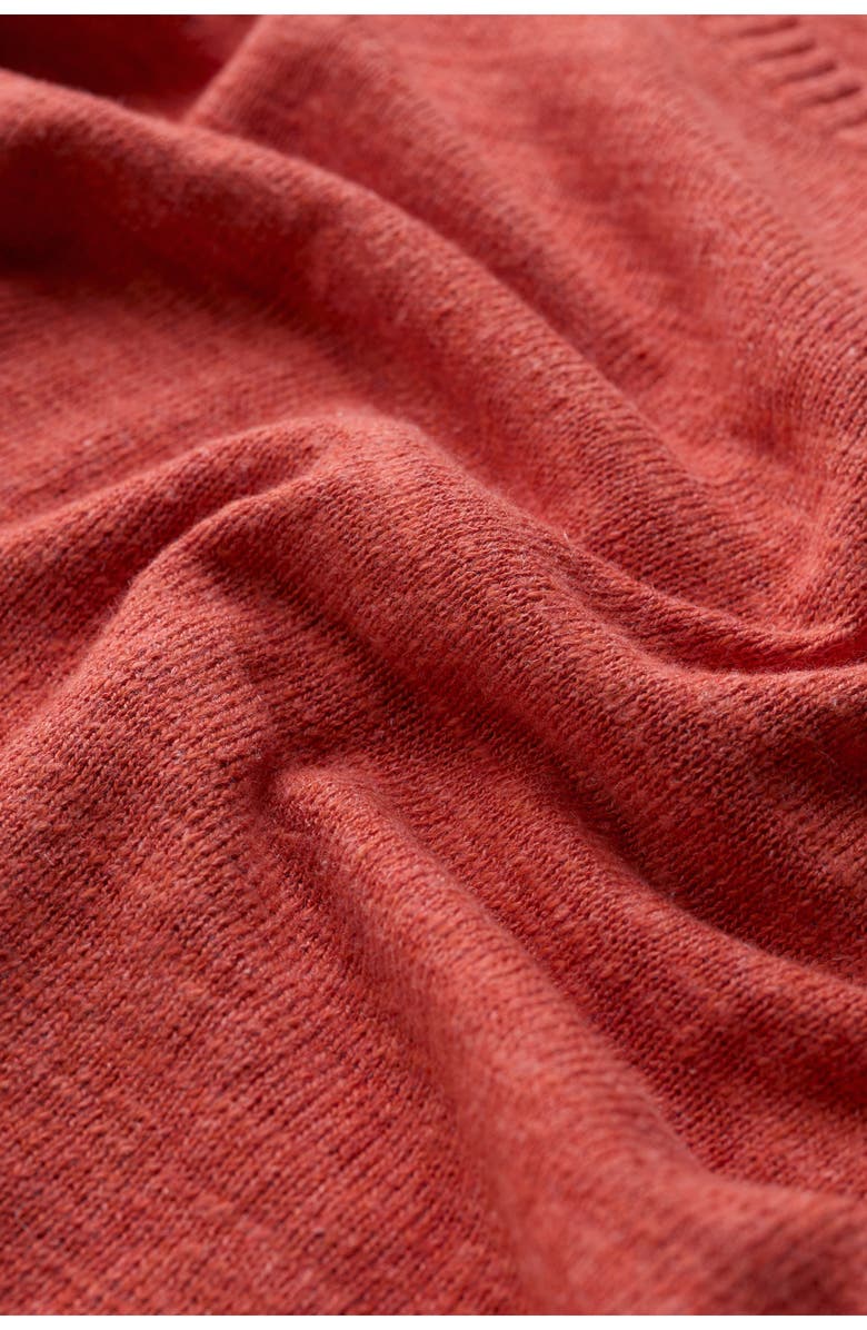 Seasalt Cornwall Knavock Button Back Organic Cotton & Linen Sweater, Alternate, color, Crab Claw
