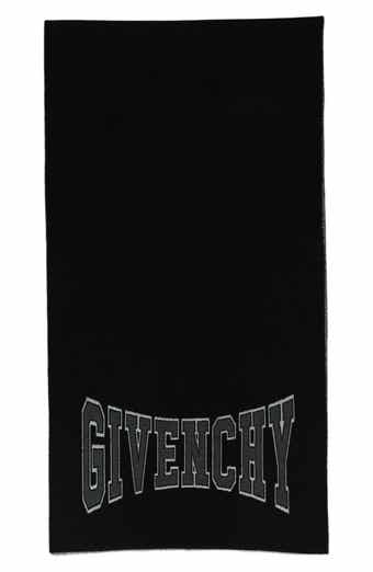 Givenchy Star Logo Wool Blend Scarf
