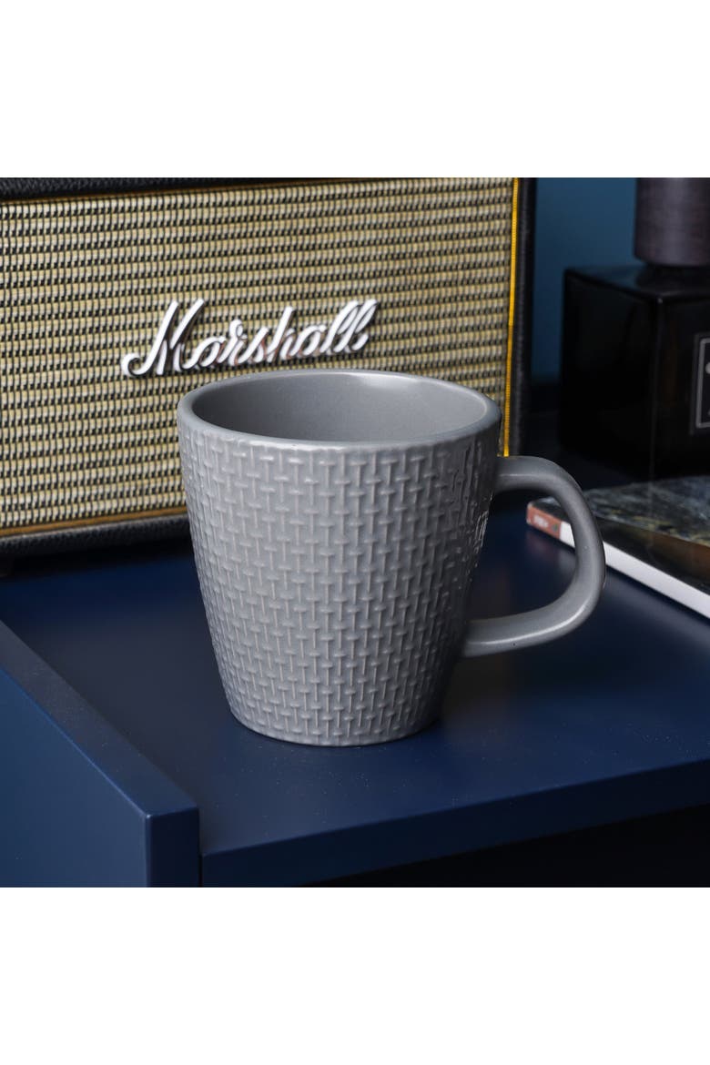 Abigael Stoneware 4-Piece Mug Set, Alternate, color, Gray