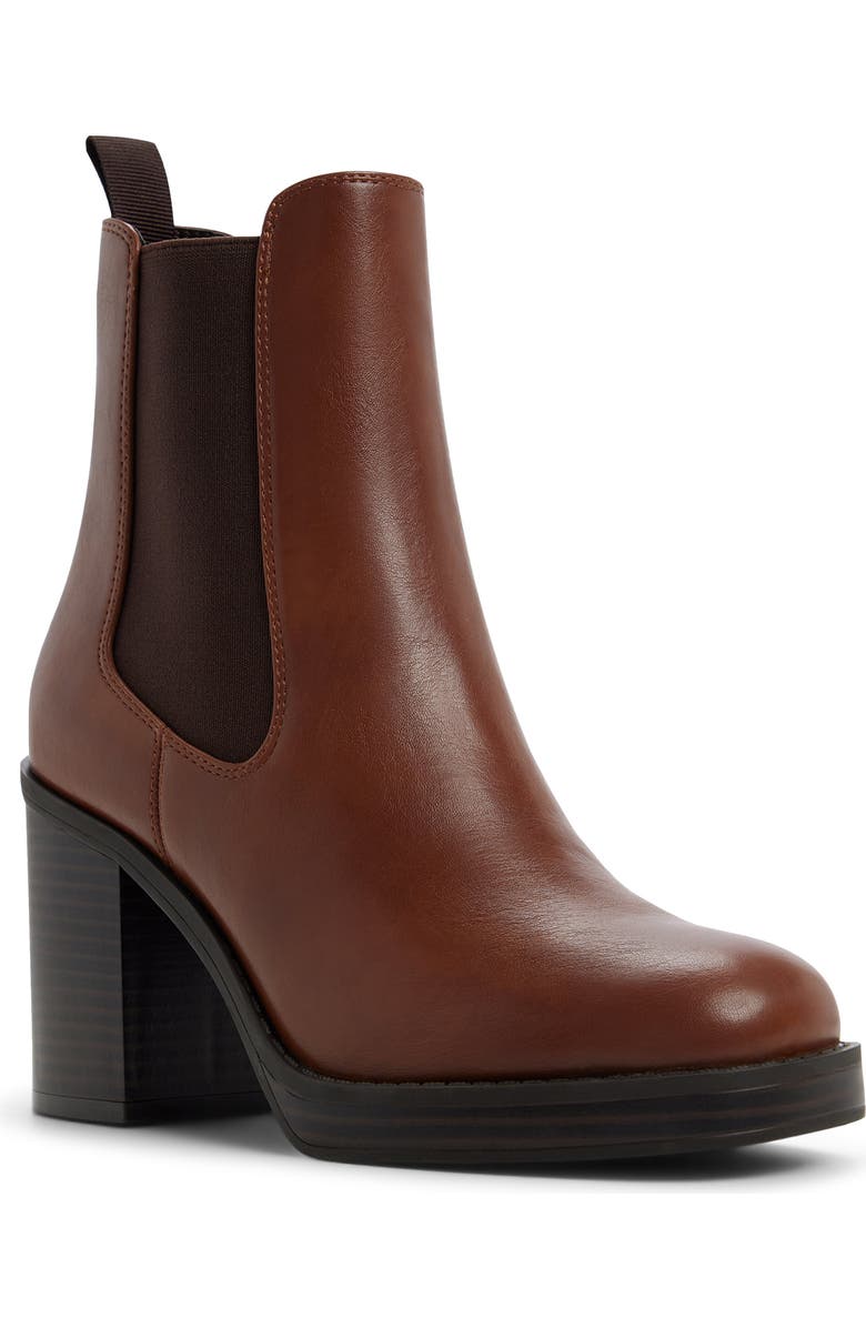 Call It Spring By Aldo Elarah Platform Chelsea Boot, Main, color, Cognac