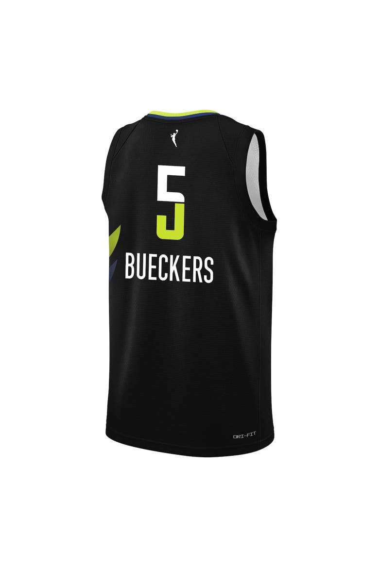 Youth Nike Paige Bueckers Black Dallas Wings 2025 WNBA Draft Rebel Edition Victory Player Jersey, Alternate, color, Black