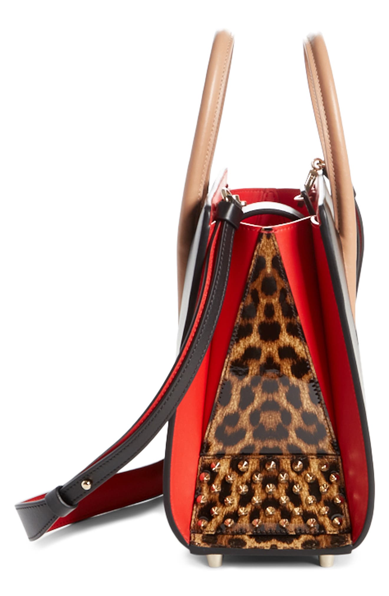 Christian Louboutin Paloma Calfskin Tote, Alternate, color, 