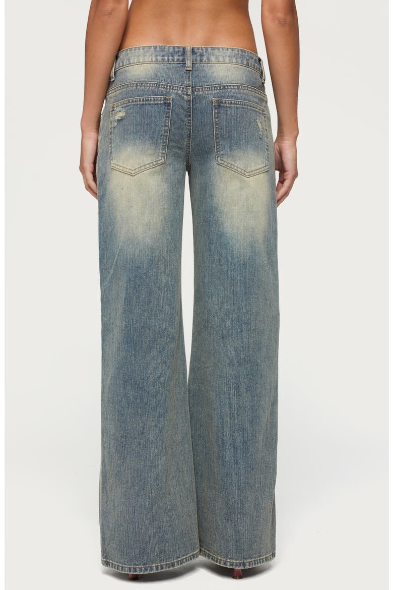 Noor Distressed Low Rise Baggy Jeans, Alternate, color, BLUE-VINTAGE-WASHED