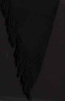 Marled Fringe Triangle Scarf