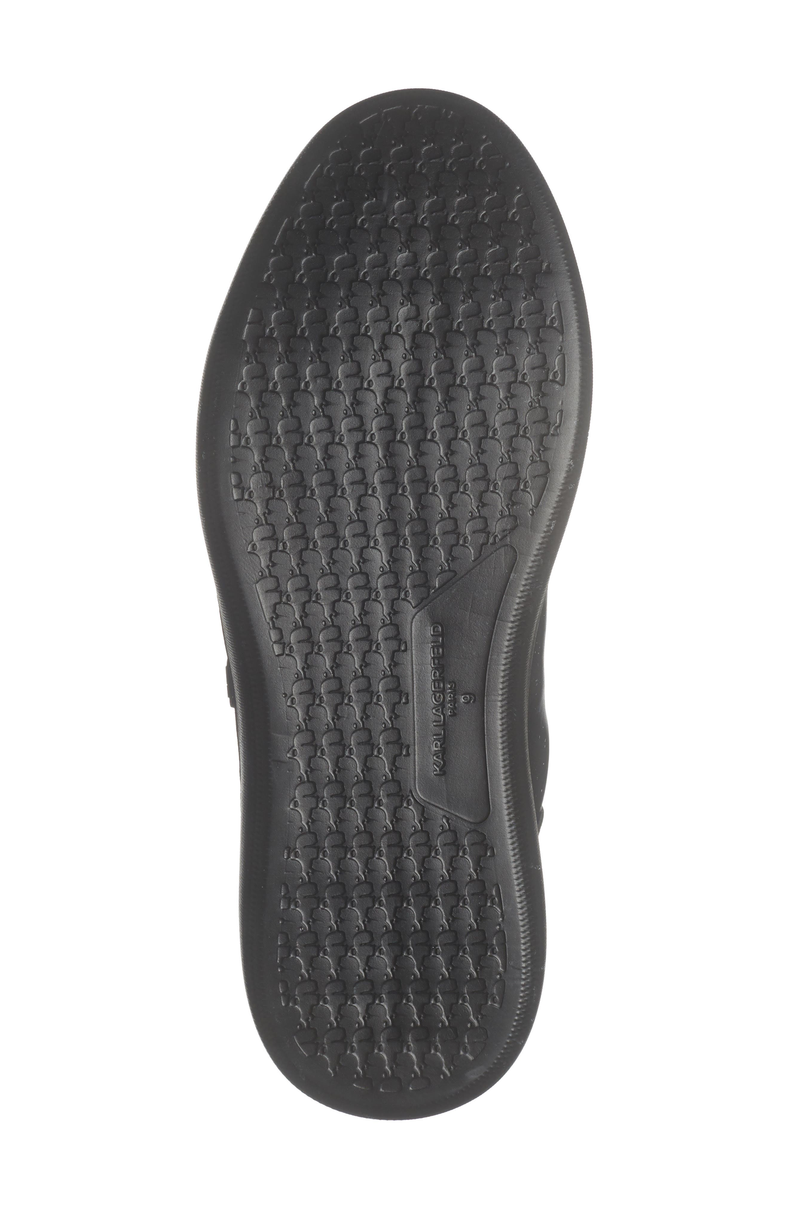 KARL LAGERFELD PARIS Karl Patch Sneaker, Alternate, color, Black/ Black